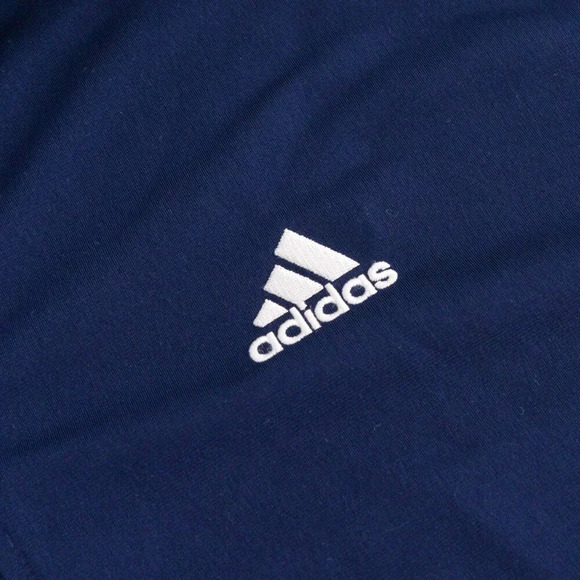 Adidas Blue And White Zip Up Soccer  Jogging Sweater Medium - Picture 8 of 10